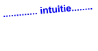 ............. intuitie........